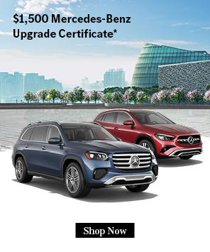 Special offer on    $1,500 Mercedes-Benz Upgrade Certificate*
